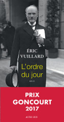 L'ORDRE DU JOUR - PRIX GONCOURT 2017 -